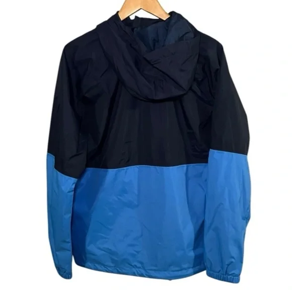 NWT THE NORTH FACE Antora Rain Hoodie Mens Jacket Summit Navy/Super Sonic Blue - Picture 11 of 12